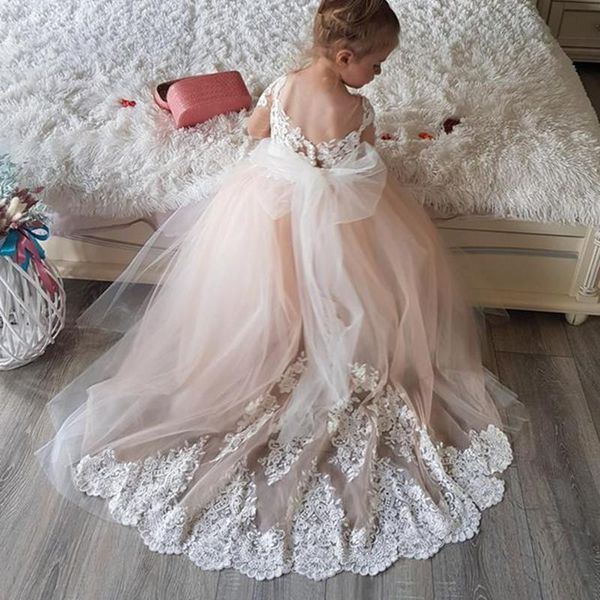 girl's dresses champagne flower girl long train o-neck with lace applique wedding gowns for kids birthday party clothes customize, Red;yellow
girl's dresses champagne flower girl long train o-neck with lace applique wedding gowns for kids birthday party clothes customize, Red;yellow