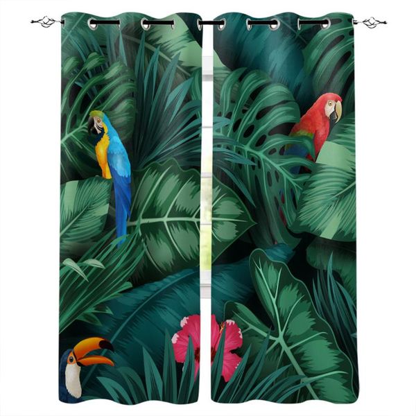curtain & drapes animal parrot tropical plant green leaf printed window curtains living room bedroom children modern home decor
curtain & drapes animal parrot tropical plant green leaf printed window curtains living room bedroom children modern home decor