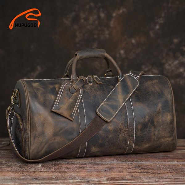 men's travel bag genuine leather vintage hand luggage large capacity shoulder with shoe pocket for 15.6 inch lapduffel bags
men's travel bag genuine leather vintage hand luggage large capacity shoulder with shoe pocket for 15.6 inch lapduffel bags