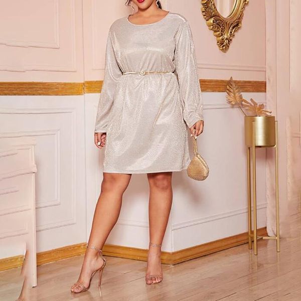 women plus size winter dress 2021 ladies glitter o neck long sleeve straight sequin dresses elastic knitted party vestido casual, Black;gray
women plus size winter dress 2021 ladies glitter o neck long sleeve straight sequin dresses elastic knitted party vestido casual, Black;gray