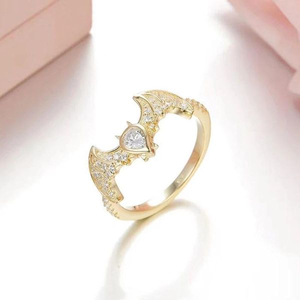 cluster rings soelle 100% 925 sterling silver gold color cubic zirconia vampire bat finger fashion punk women party brand design jewelry, Golden;silver
cluster rings soelle 100% 925 sterling silver gold color cubic zirconia vampire bat finger fashion punk women party brand design jewelry, Golden;silver