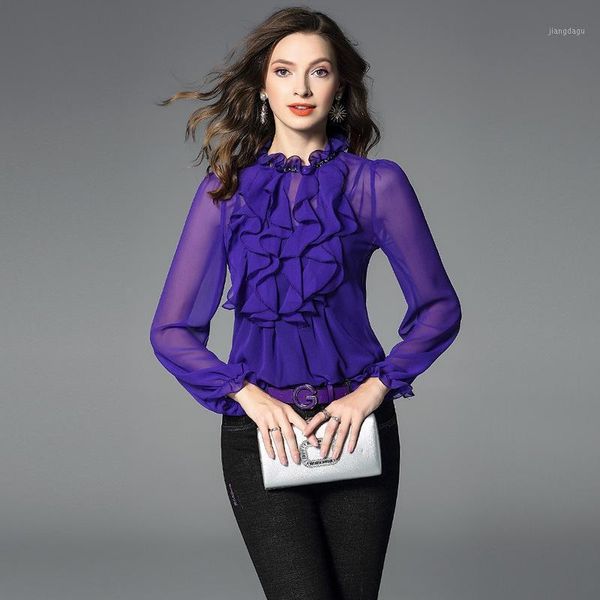 women's blouses & shirts purple chiffon ribbon silk blouse for women long sleeve plus size casual office dress clothes dro, White
women's blouses & shirts purple chiffon ribbon silk blouse for women long sleeve plus size casual office dress clothes dro, White
