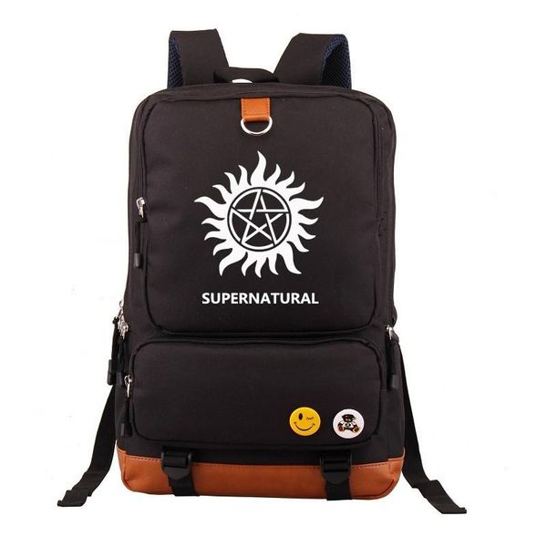 backpack tv show supernatural spn knapsack mochila casual backpacks teenagers men women's student school bags travel lapbag
backpack tv show supernatural spn knapsack mochila casual backpacks teenagers men women's student school bags travel lapbag