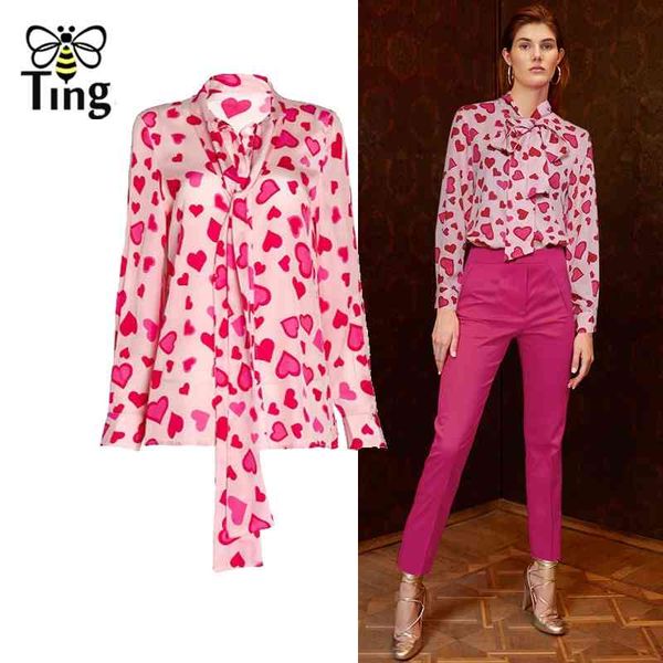 fashion designer sweety bow neck fuchsia heart love print blouse female casual office lady chiffon shirts floral 210513, White
fashion designer sweety bow neck fuchsia heart love print blouse female casual office lady chiffon shirts floral 210513, White