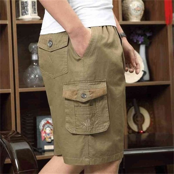 men's short summer plus size cotton elastic waist work bermuda loose baggy breeches army green male cargo casual short male 210330, White;black
men's short summer plus size cotton elastic waist work bermuda loose baggy breeches army green male cargo casual short male 210330, White;black