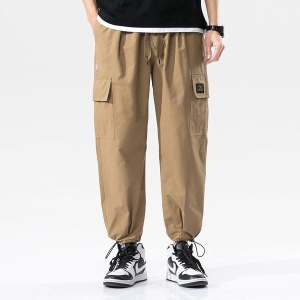 men's pants product casual cargo loose fit straight leg girdle jogger trouser man bottom, Black
men's pants product casual cargo loose fit straight leg girdle jogger trouser man bottom, Black