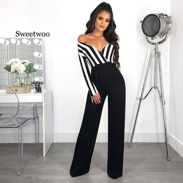 women's jumpsuits & rompers design autumn full sleeve deep v neck women bodysuits fashion, Black;white
women's jumpsuits & rompers design autumn full sleeve deep v neck women bodysuits fashion, Black;white