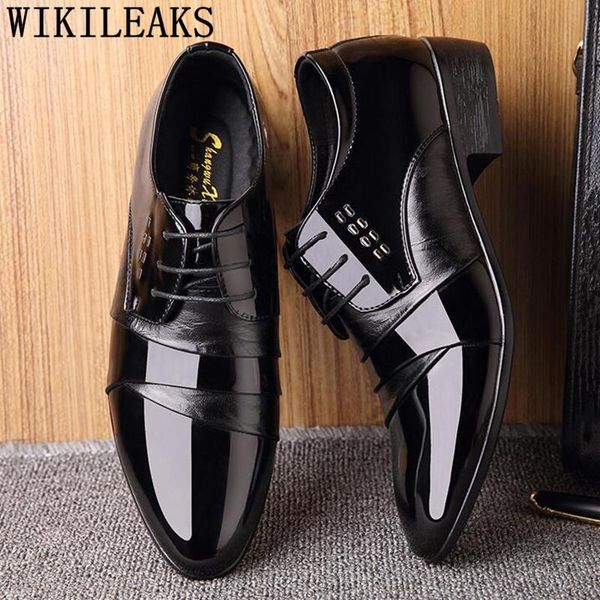 dress shoes patent leather men formal wedding busines oxford for zapatos de hombre vestir, Black
dress shoes patent leather men formal wedding busines oxford for zapatos de hombre vestir, Black