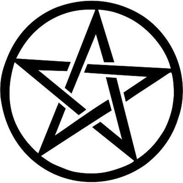 creative pentagram round decals car window decoration personality waterproof decals black/white, 11cm*11cm
creative pentagram round decals car window decoration personality waterproof decals black/white, 11cm*11cm