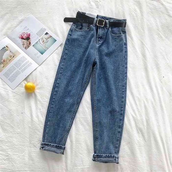 waist vintage jeans women solid straight pants loose casual high street denim trousers pantalon female plus size with belt, Blue
waist vintage jeans women solid straight pants loose casual high street denim trousers pantalon female plus size with belt, Blue