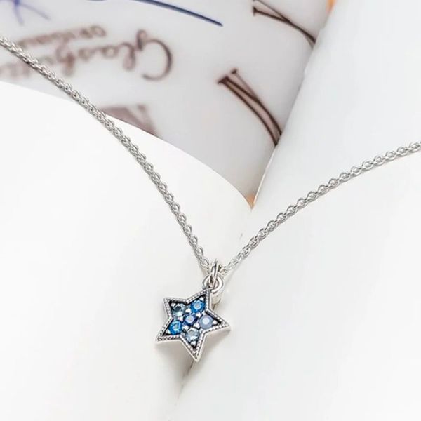 fashion 925 sterling silver sky blue starfish pendant necklace cz diamond bright star chain item original boxed pandora men and women couple
fashion 925 sterling silver sky blue starfish pendant necklace cz diamond bright star chain item original boxed pandora men and women couple