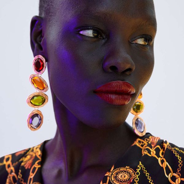 earrings exaggerated temperament alloy colorful stone acrylic water drop multi layer autumn earrings bohemia, Golden
earrings exaggerated temperament alloy colorful stone acrylic water drop multi layer autumn earrings bohemia, Golden
