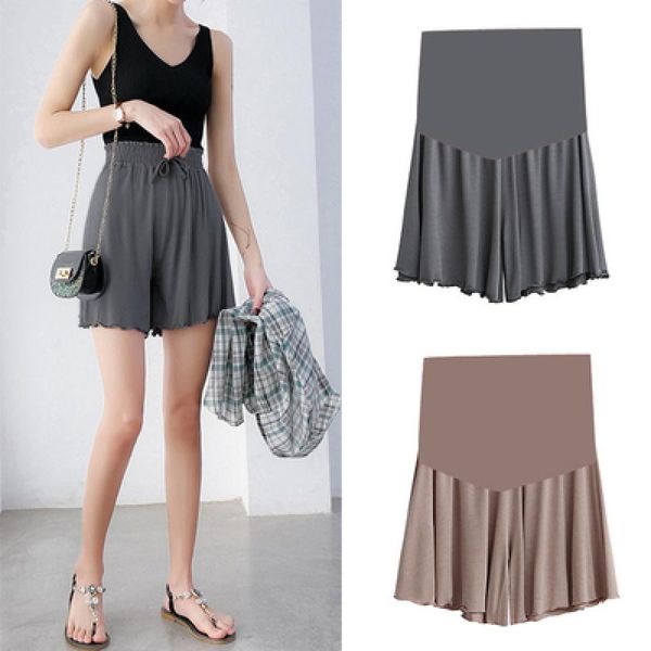 9026# summer casual thin modal maternity half pants elastic waist belly shorts for pregnant women wide leg loose pregnancy sleep bottoms, White
9026# summer casual thin modal maternity half pants elastic waist belly shorts for pregnant women wide leg loose pregnancy sleep bottoms, White