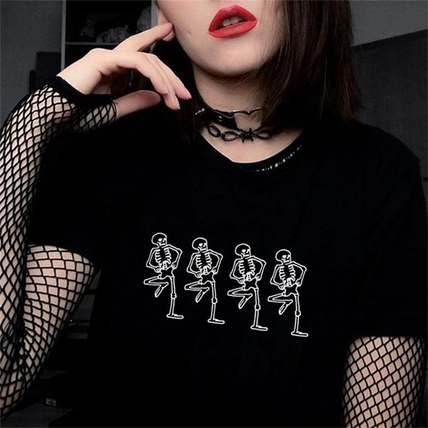 four skeleton ballet graphic tee halloween gifts gothic punk style harajuku hipster casual women t-shirt 210512, White
four skeleton ballet graphic tee halloween gifts gothic punk style harajuku hipster casual women t-shirt 210512, White