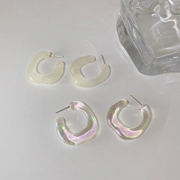 hoop & huggie tarcliy transparent phantom color resin earring geometric u-shaped chic simple women party jewelry gifts 2021, Golden;silver
hoop & huggie tarcliy transparent phantom color resin earring geometric u-shaped chic simple women party jewelry gifts 2021, Golden;silver