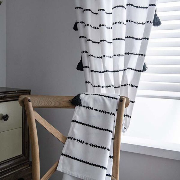 curtain & drapes white black boho for farmhouse bohemian chic geometric tassels horizontal arrow stripes print linen cotton
curtain & drapes white black boho for farmhouse bohemian chic geometric tassels horizontal arrow stripes print linen cotton