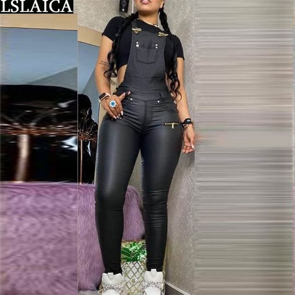 outfit women sleeveless bodycon overalls autumn slim solid jumpsuit clubwear bodysuit fashion ladies romper 210515, Black;white
outfit women sleeveless bodycon overalls autumn slim solid jumpsuit clubwear bodysuit fashion ladies romper 210515, Black;white