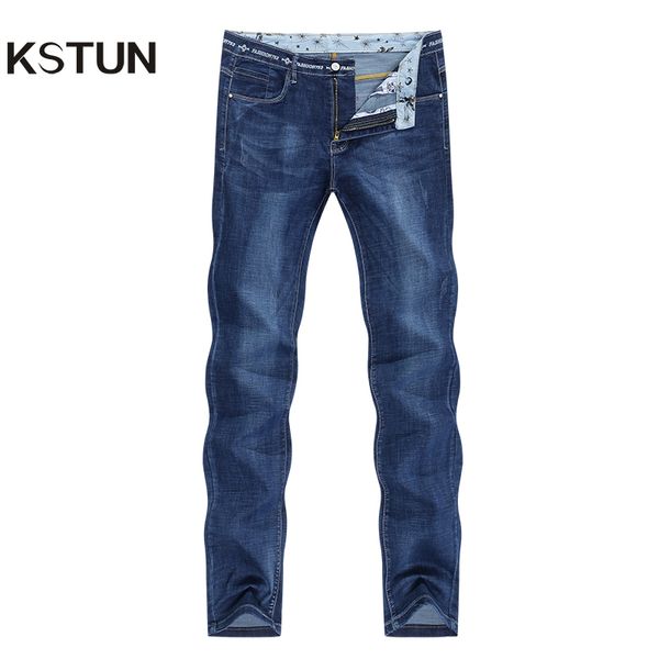 Summer Jeans for Men Stretch Light Blue Denim Pants Slim Straight Regular Fit Casual Men's Clothes Wholesale Drop
Summer Jeans for Men Stretch Light Blue Denim Pants Slim Straight Regular Fit Casual Men's Clothes Wholesale Drop