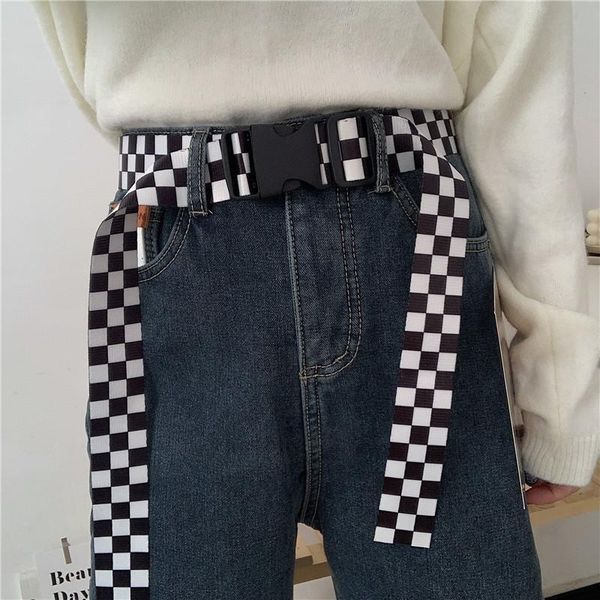 belts ins simple plaid canvas female korean style personality all-match release buckle jeans belt trendy fashion decoration men, Black;brown
belts ins simple plaid canvas female korean style personality all-match release buckle jeans belt trendy fashion decoration men, Black;brown