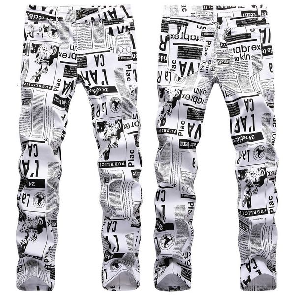 men's jeans male personality letter printed mens painted casual trendy nightclub singer explosive denim trousers slim stretch akzt, Blue
men's jeans male personality letter printed mens painted casual trendy nightclub singer explosive denim trousers slim stretch akzt, Blue