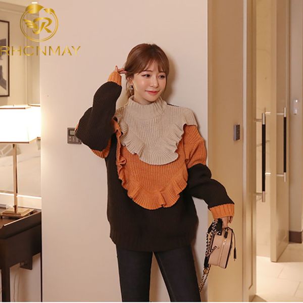 women's knits & tees thick needle autumn winter sweater women lotus leaf edge knitted s long sleeve high collar chic knitting, White
women's knits & tees thick needle autumn winter sweater women lotus leaf edge knitted s long sleeve high collar chic knitting, White
