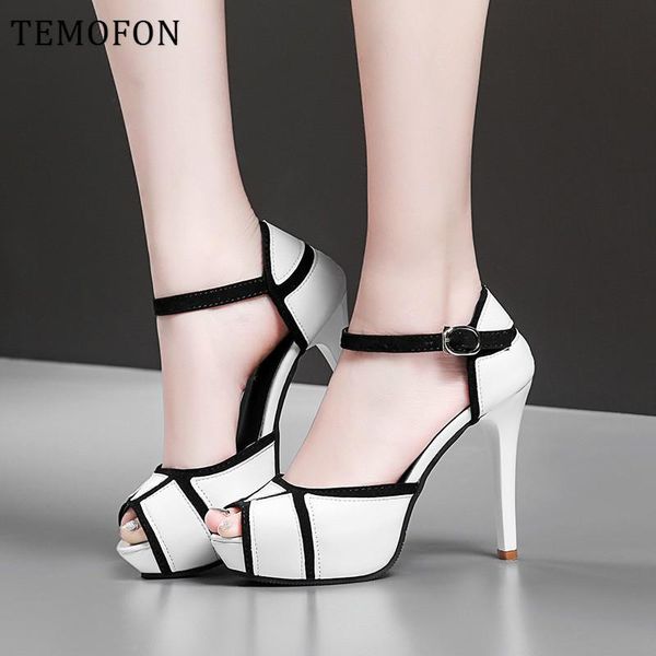 dress shoes temofon 2021 platform open toe heels ladies peep pumps with strap white black heel women hvt736
dress shoes temofon 2021 platform open toe heels ladies peep pumps with strap white black heel women hvt736