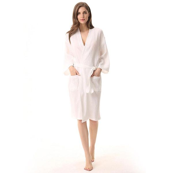 women's sleepwear cotton summer waffle washed gauze women yukata kimono japanese-style ladies robe clothes nighties plain thin bathrobe, Black;red
women's sleepwear cotton summer waffle washed gauze women yukata kimono japanese-style ladies robe clothes nighties plain thin bathrobe, Black;red