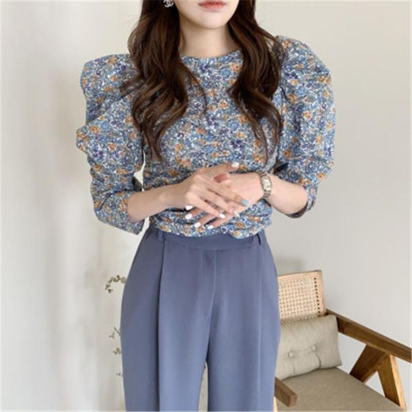 arrivals spring autumn floral blouse shirt retro long-sleeevd pleasted blusas temperament pullovers women's blouses & shirts, White
arrivals spring autumn floral blouse shirt retro long-sleeevd pleasted blusas temperament pullovers women's blouses & shirts, White