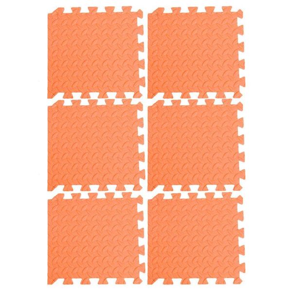 yoga mats 6pcs thicken eva leaf grain tiles interlocking patchwork floor mat protective cushion splicing rug (orange)
yoga mats 6pcs thicken eva leaf grain tiles interlocking patchwork floor mat protective cushion splicing rug (orange)