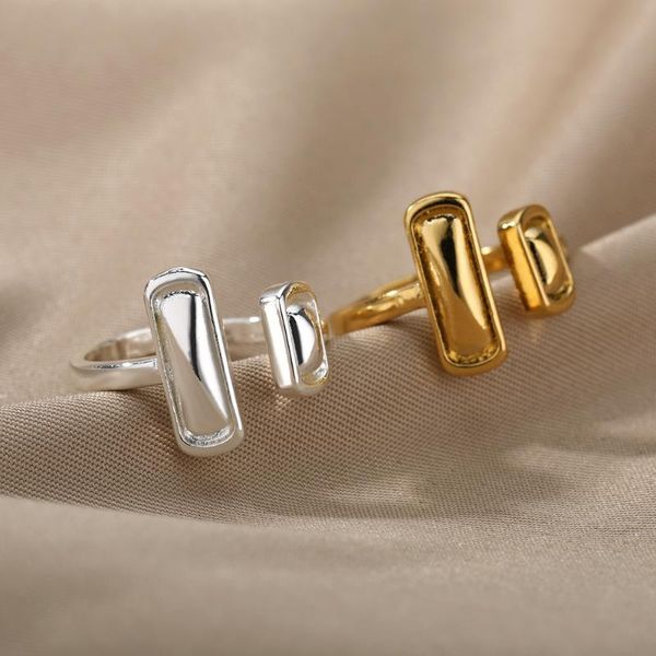 wedding rings vintage irregular geometric for women open cuff finger ring adjustable party engagement goth jewelry gift bague, Slivery;golden
wedding rings vintage irregular geometric for women open cuff finger ring adjustable party engagement goth jewelry gift bague, Slivery;golden