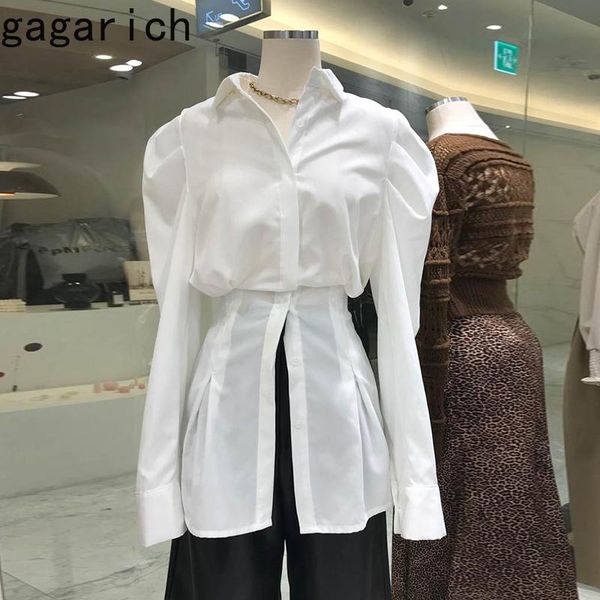 women's blouses & shirts gagarich women shirt 2021 spring autumn korean chic french elegant gentle temperament waist-tightening design, White
women's blouses & shirts gagarich women shirt 2021 spring autumn korean chic french elegant gentle temperament waist-tightening design, White