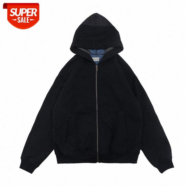european and american high street sports wind sweater jacket loose contrast stitching hooded zipper cardigan couple #5f4j, Black
european and american high street sports wind sweater jacket loose contrast stitching hooded zipper cardigan couple #5f4j, Black