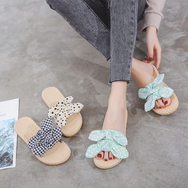 slippers polka dot women shoes woman 2021 summer fashion flock flip-flops bow knot beach casual flat slides plus size 43, Black
slippers polka dot women shoes woman 2021 summer fashion flock flip-flops bow knot beach casual flat slides plus size 43, Black