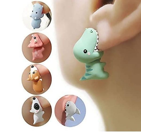 cute dragon animal stud charm earrings for women handmade 3d cartoon colorful jewelry lovely flower panda pig dog cat stitch, Golden
cute dragon animal stud charm earrings for women handmade 3d cartoon colorful jewelry lovely flower panda pig dog cat stitch, Golden