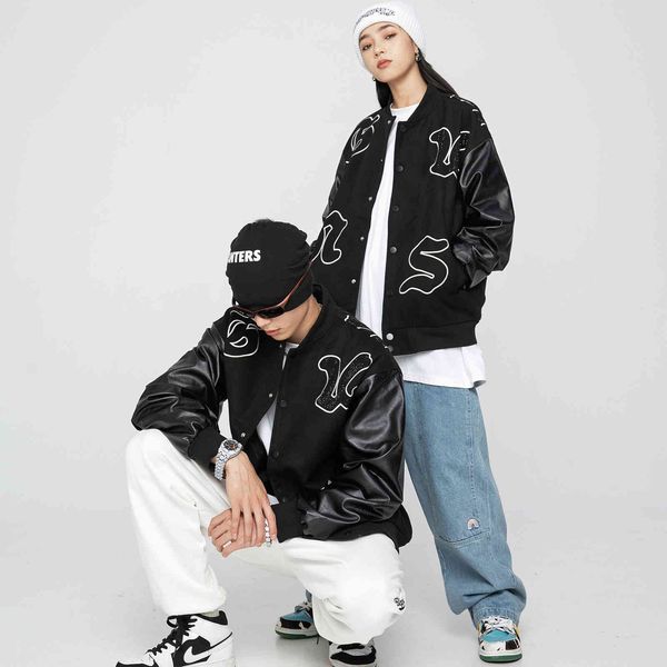 men's tracksuits xinchen spring and autumn 2021 spliced baseball suit american high street national fashion men's sports et, Gray
men's tracksuits xinchen spring and autumn 2021 spliced baseball suit american high street national fashion men's sports et, Gray