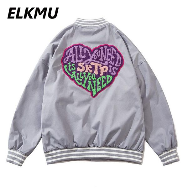 men's jackets elkmu streetwear baseball jacket men fashion autumn bomber coats harajuku embroidery coat oversized male female hm323, Black;brown
men's jackets elkmu streetwear baseball jacket men fashion autumn bomber coats harajuku embroidery coat oversized male female hm323, Black;brown