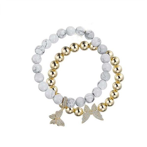 strands 8 mm energy butterfly pendant bracelet, Black
strands 8 mm energy butterfly pendant bracelet, Black