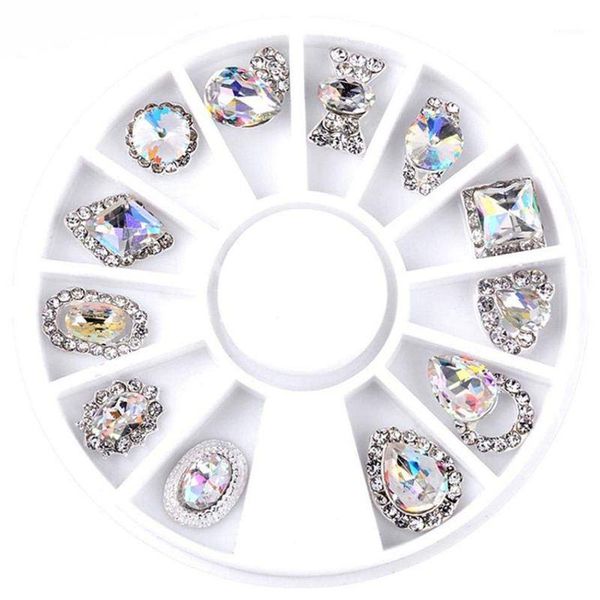 5.6cm nail art sticker tip decal 3d glitter manicure studs tips diy (f)1, Silver;gold 
5.6cm nail art sticker tip decal 3d glitter manicure studs tips diy (f)1, Silver;gold