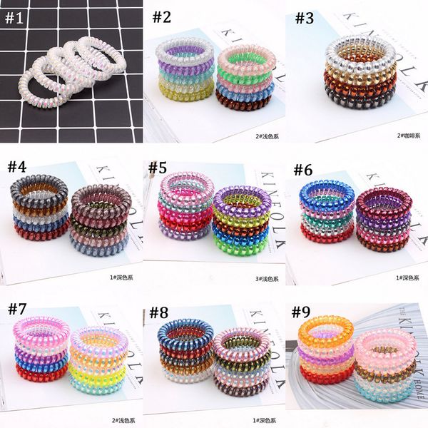 glitter telephone wire coil hair tie band rubber woman frosted transparent spiral elastic girl holder bracelet accessory ponytail boutique h, Slivery;white
glitter telephone wire coil hair tie band rubber woman frosted transparent spiral elastic girl holder bracelet accessory ponytail boutique h, Slivery;white