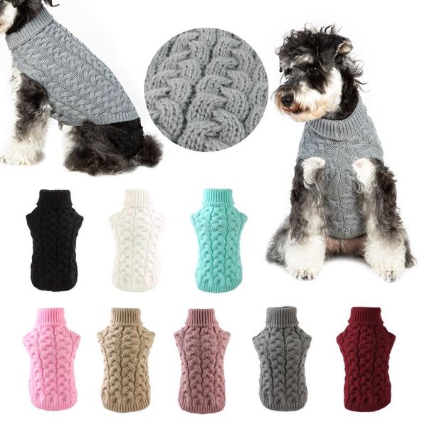 warm dog sweater clothing winter turtleneck knitted pet puppy clothes costume for small dogs cats chihuahua outfit vest apparel
warm dog sweater clothing winter turtleneck knitted pet puppy clothes costume for small dogs cats chihuahua outfit vest apparel