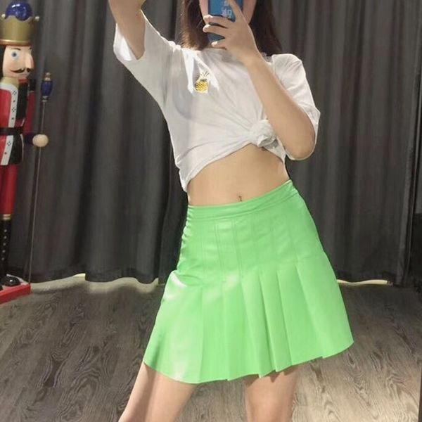 dress women natural 100% fashion knee-length real sheepskin leather short skirt green, Black;gray
dress women natural 100% fashion knee-length real sheepskin leather short skirt green, Black;gray