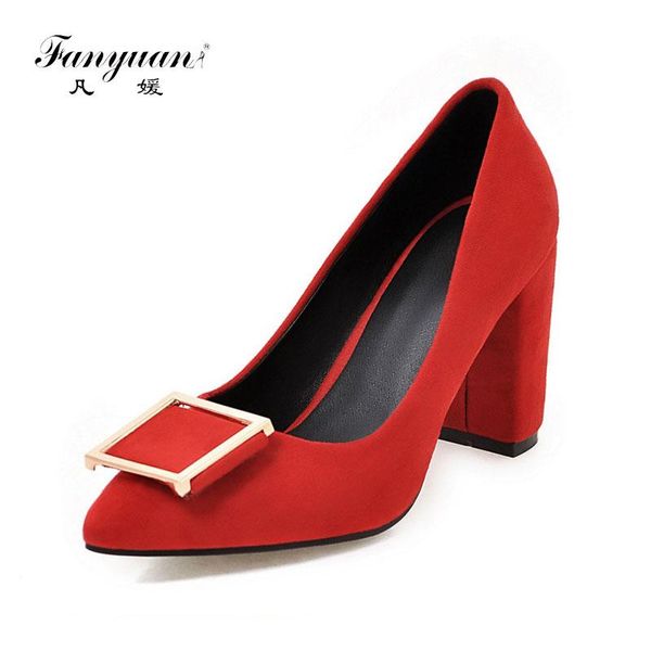 dress shoes fanyuan concise solid pointed toe metal decoration shallow woman casual spring autumn pumps big size 33-43, Black
dress shoes fanyuan concise solid pointed toe metal decoration shallow woman casual spring autumn pumps big size 33-43, Black