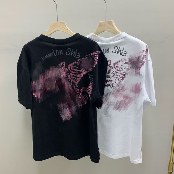 luxury brand t shirt polos bo family 21 summer new trend youth printing pollen eagle black background offset leisure loose men', White
luxury brand t shirt polos bo family 21 summer new trend youth printing pollen eagle black background offset leisure loose men', White
