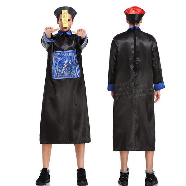 2019 new male zombie role play costume halloween stage drama costume zombie parent-child costume_rw, Black;red
2019 new male zombie role play costume halloween stage drama costume zombie parent-child costume_rw, Black;red