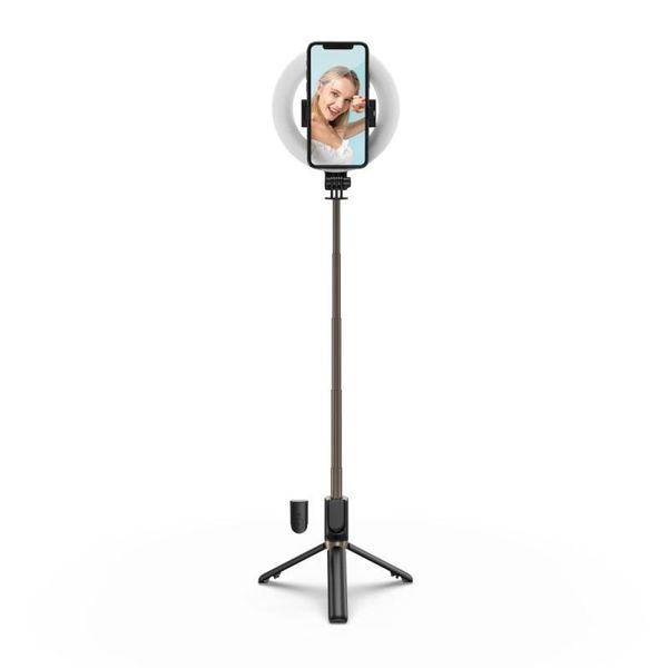 wireless selfie stick portable bluetooth with rgb ring fill light tripod for samsung makeup video live travel monopods
wireless selfie stick portable bluetooth with rgb ring fill light tripod for samsung makeup video live travel monopods