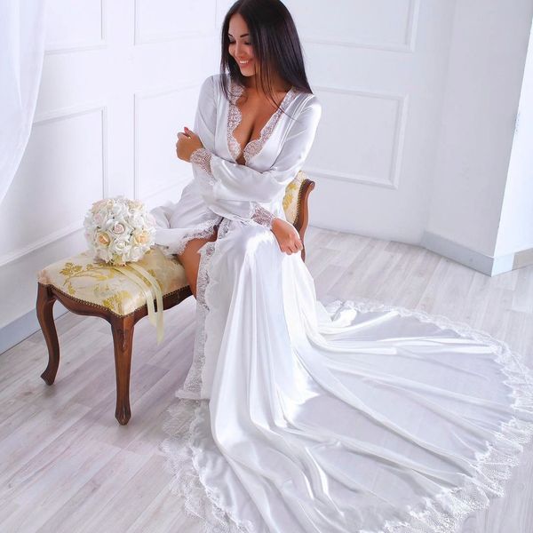 silk satin prom dresses lace back maternity robe long sleeves women pshoot gowns fluffy bridal robe evening party wear, Black
silk satin prom dresses lace back maternity robe long sleeves women pshoot gowns fluffy bridal robe evening party wear, Black