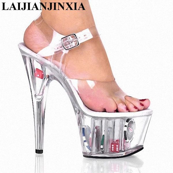 15 cm high-heeled sandals nightclub show 5cm platform pole dancing shoes model high heels women's, Black
15 cm high-heeled sandals nightclub show 5cm platform pole dancing shoes model high heels women's, Black