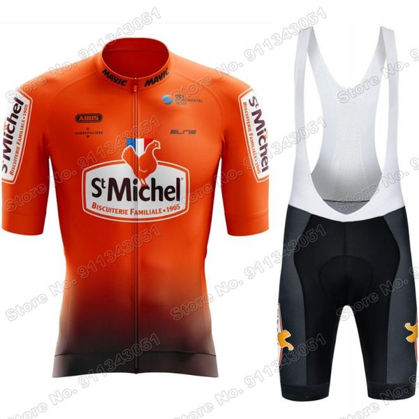 racing sets 2021 men's st michel team cycling jersey set clothing road bike shirt suit bicycle shorts mtb maillot culotte, Black;blue
racing sets 2021 men's st michel team cycling jersey set clothing road bike shirt suit bicycle shorts mtb maillot culotte, Black;blue
