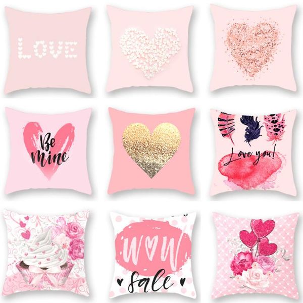 pink peach heart polyester throw pillowcase love letter printing cushion cover sofa car valentine gift 45x45cn cushion/decorative pillow
pink peach heart polyester throw pillowcase love letter printing cushion cover sofa car valentine gift 45x45cn cushion/decorative pillow