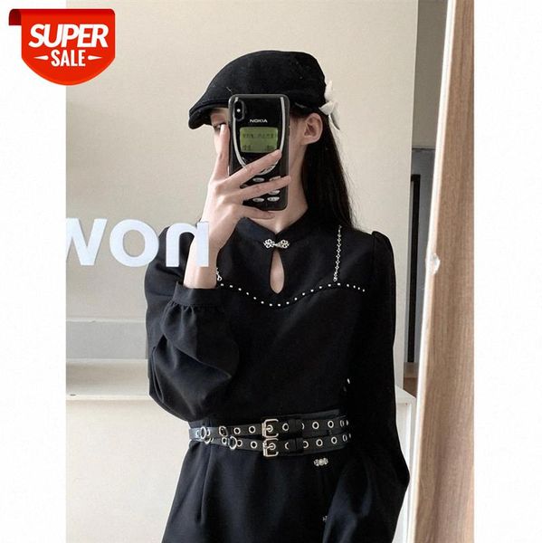 little black dress female waist design sense long-sleeved national style skirt net red with #3r2l, White;black
little black dress female waist design sense long-sleeved national style skirt net red with #3r2l, White;black